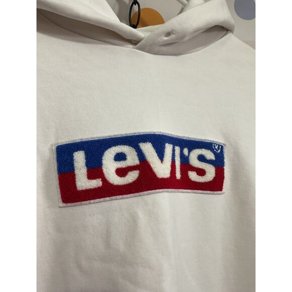 Levi’s Men’s Unisex Sweatshirt Size Medium White - Picture 3 of 13